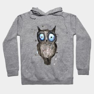 Blue eyed owl Hoodie